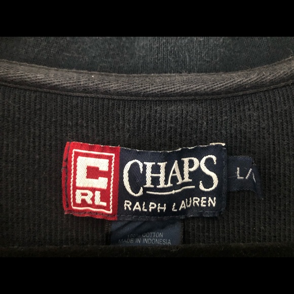 Men’s Chaps by Ralph Lauren L sweater shirt - Picture 3 of 7